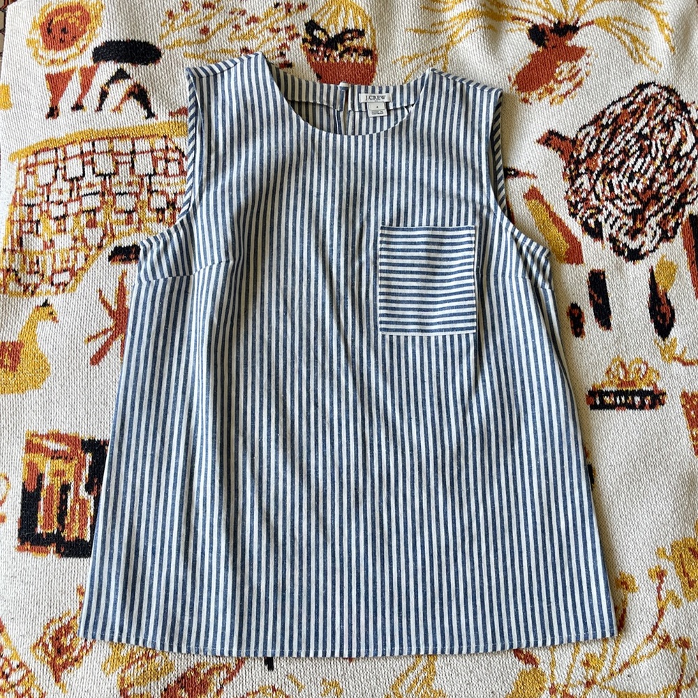 Striped J Crew Tank Top